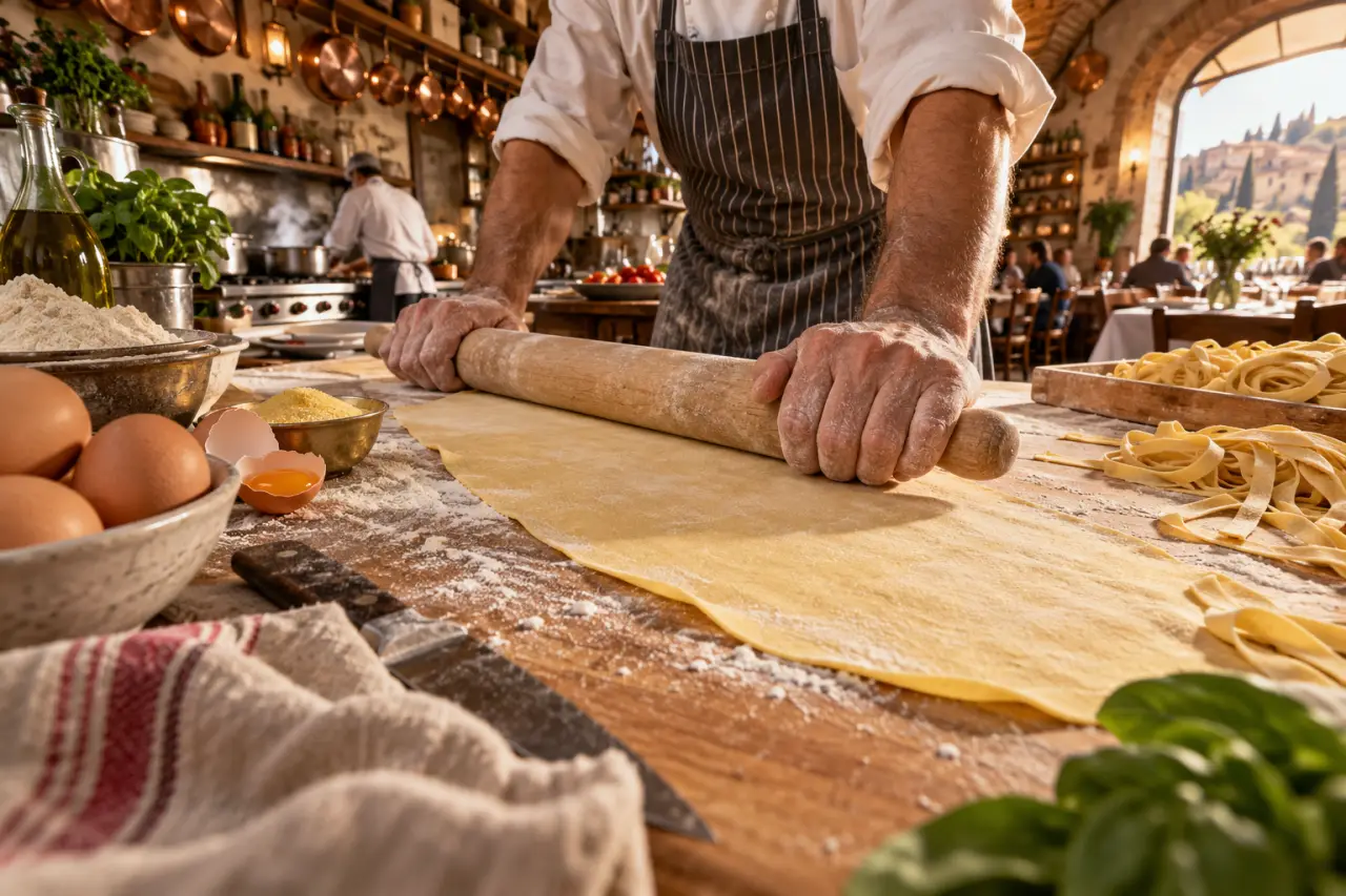 Faire des pâtes fraîches sans machine : la méthode pour une pâte souple et non collante