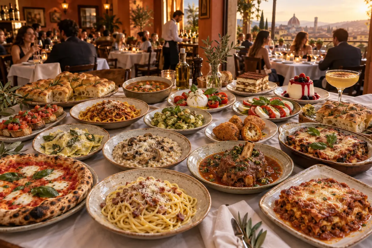 18 plats italiens à goûter, de la pizza napolitaine au sabayon